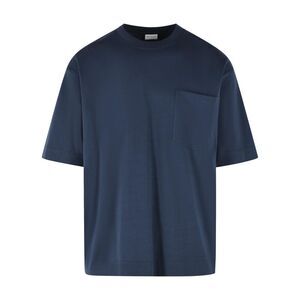 Dries Van Noten 'Heso' Navy Cotton T-Shirt Men